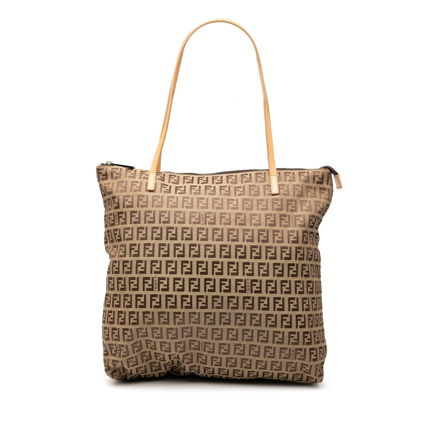 Fendi Tote Zucchino Red Tote Bag Style 72