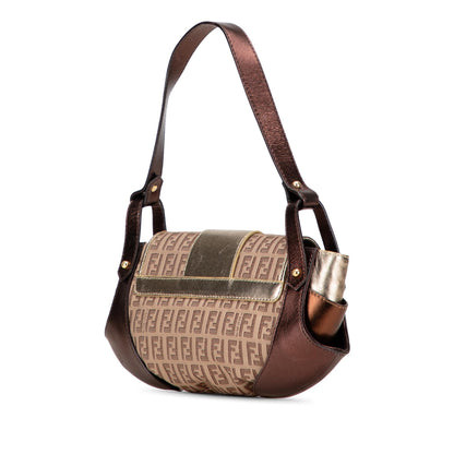 Fendi Tote Zucchino Red Tote Bag Style 71