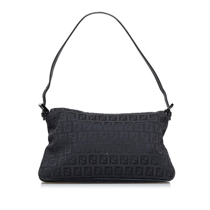 Fendi Zucchino Double Flap Baguette (SHG-1vyG7b)