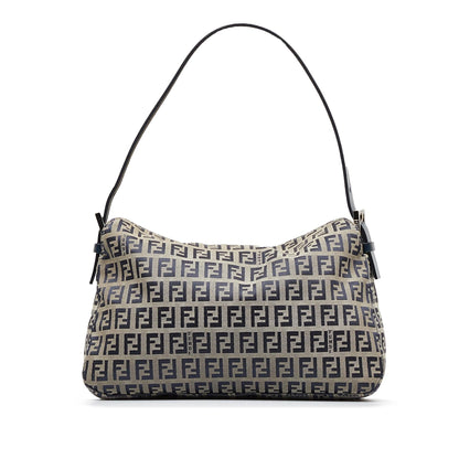 Fendi Zucchino Double Flap Baguette (SHG-hVuyFH)
