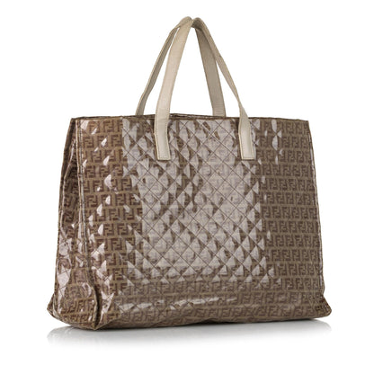 Fendi Tote Zucchino Red Tote Bag