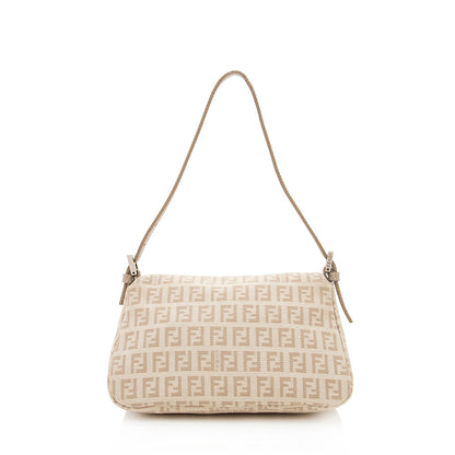 Fendi Zucchino Mini Baguette Bag - FINAL SALE (SHF-19965)