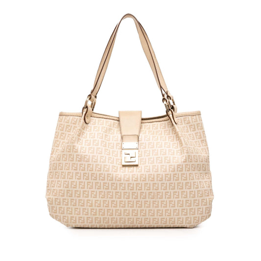Fendi Tote Zucchino Red Tote Bag Style 75