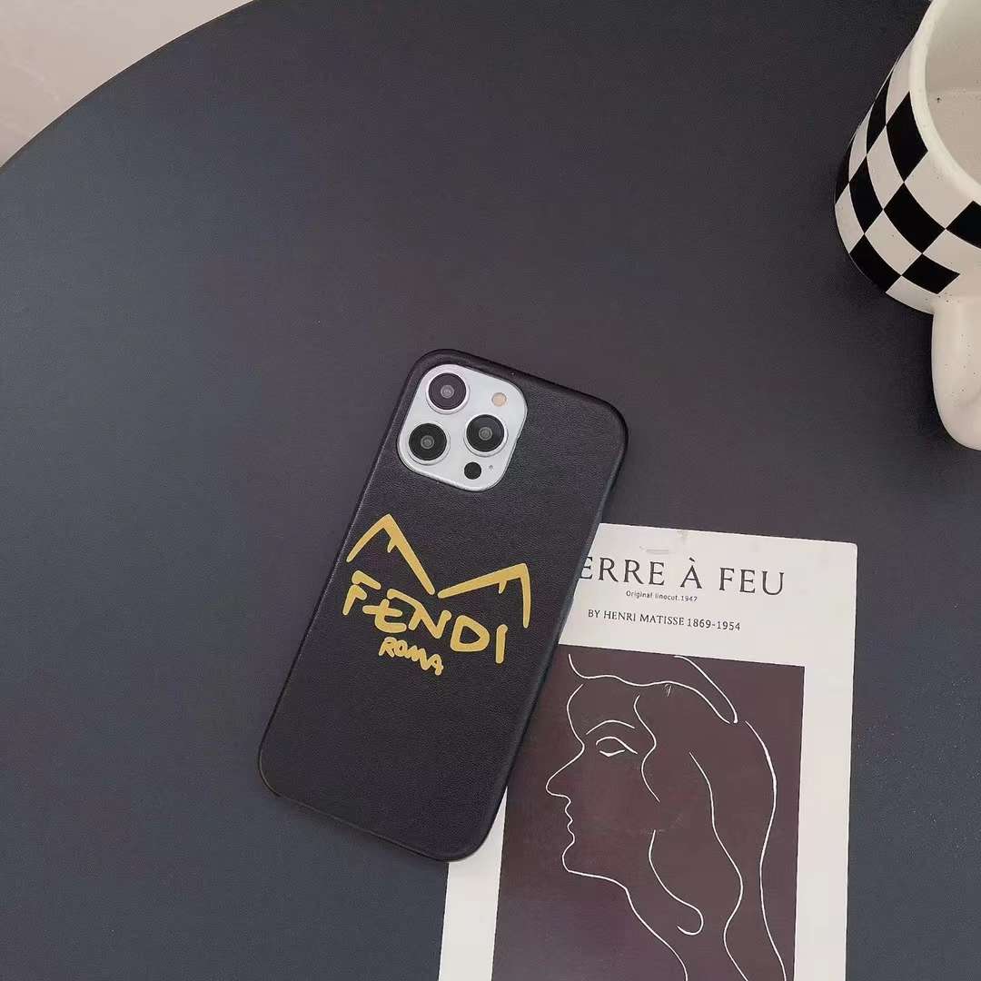 Fendi iPhone Case Karlito Design for 11 12 13 14 Pro Max