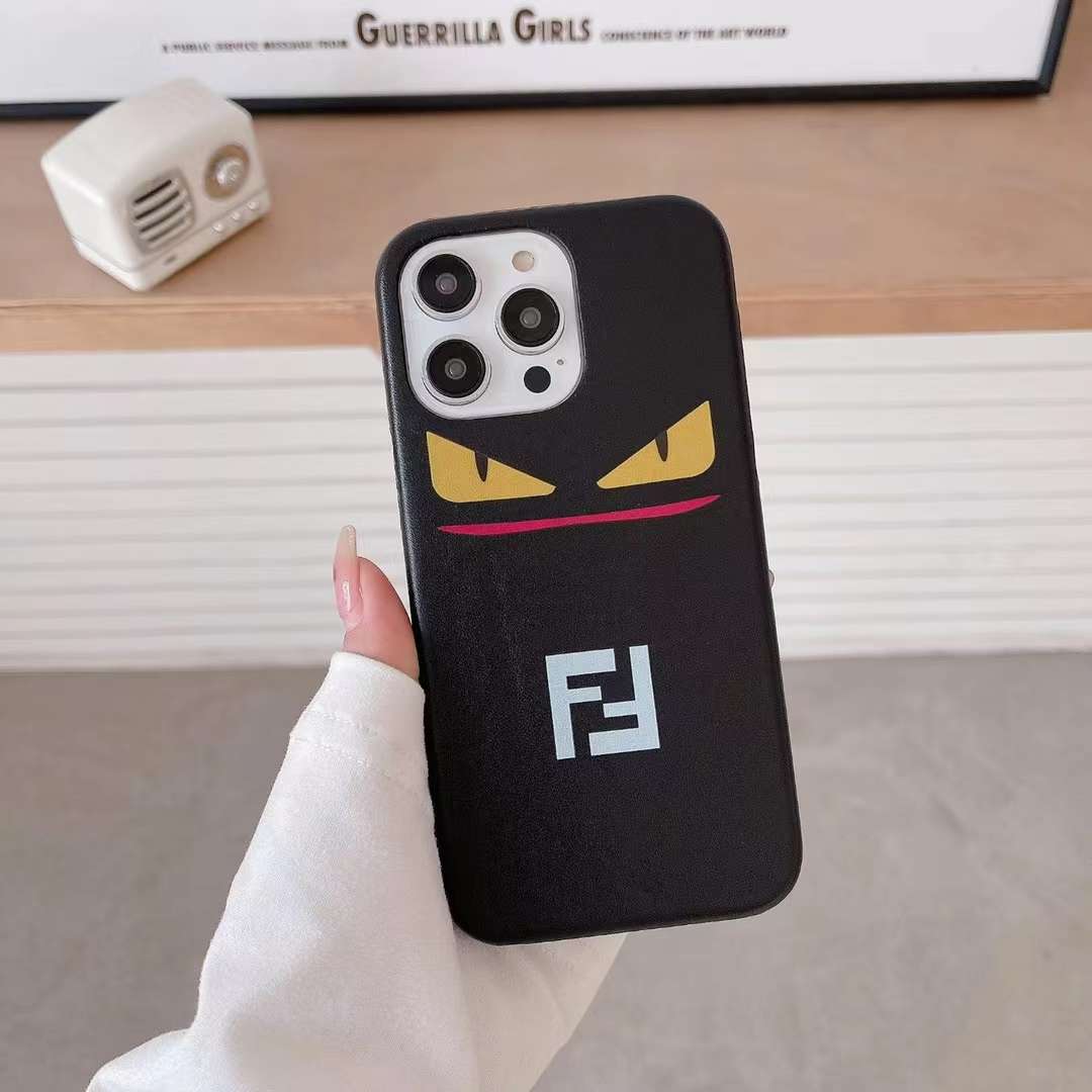 Fendi iPhone Case Karlito Design for 11 12 13 14 Pro Max
