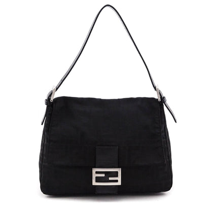 Fendi Black Zucca Mama Baguette