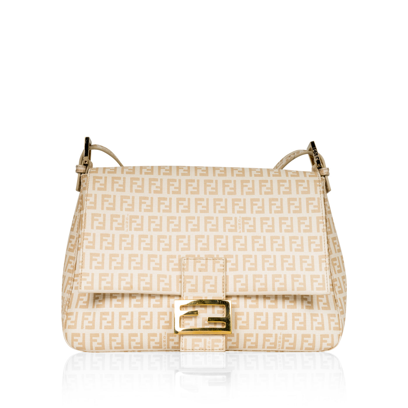 Fendi Baguette Zucca Red Shoulder Bag Style 22