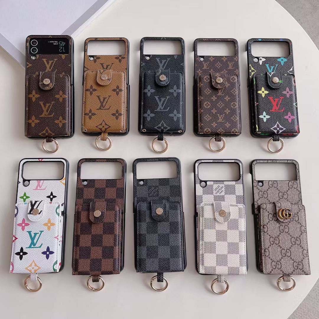 LV Phone Case Z Flip 3 4 5 6 7 Samsung Galaxy