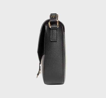 LOVE MOSCHINO Crossbody Bag Croco Black