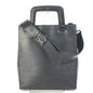 LOUIS VUITTON Handbag M58497 Epi Leather black Epi Crossbody Sac Plat fold Women Used