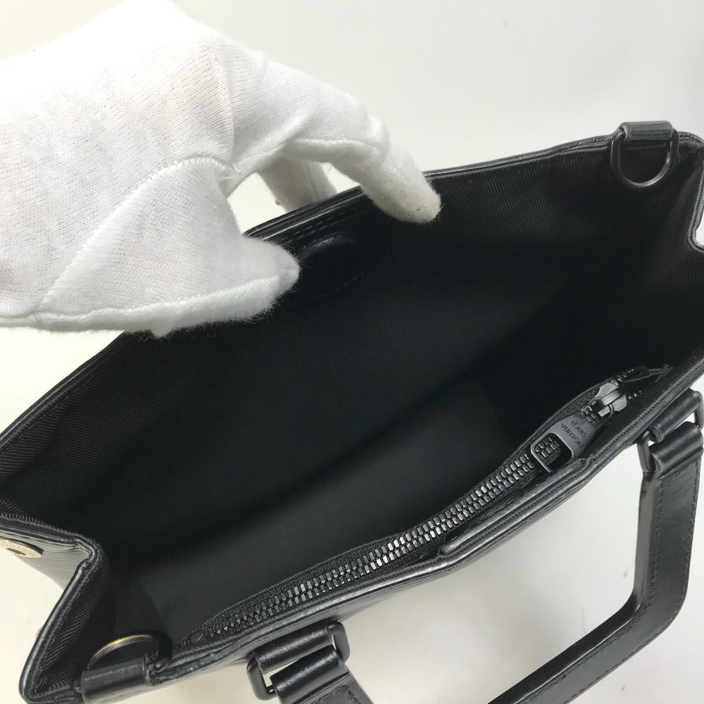 LOUIS VUITTON Handbag M58497 Epi Leather black Epi Crossbody Sac Plat fold Women Used