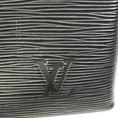 LOUIS VUITTON Handbag M58497 Epi Leather black Epi Crossbody Sac Plat fold Women Used