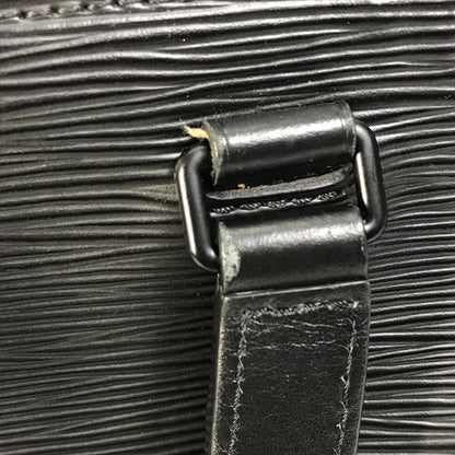 LOUIS VUITTON Handbag M58497 Epi Leather black Epi Crossbody Sac Plat fold Women Used