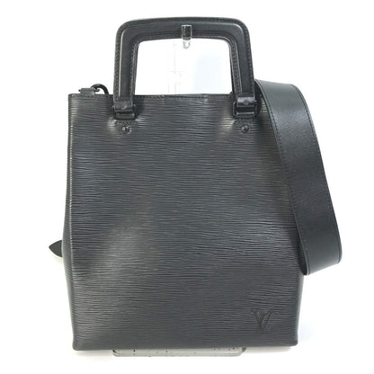 LOUIS VUITTON Handbag M58497 Epi Leather black Epi Crossbody Sac Plat fold Women Used