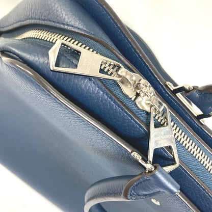 LOUIS VUITTON Business bag M54380 Taurillon Clemence Leather Navy 2WAY Shoulder Bag Handbag Crossbody Armand MM mens Used