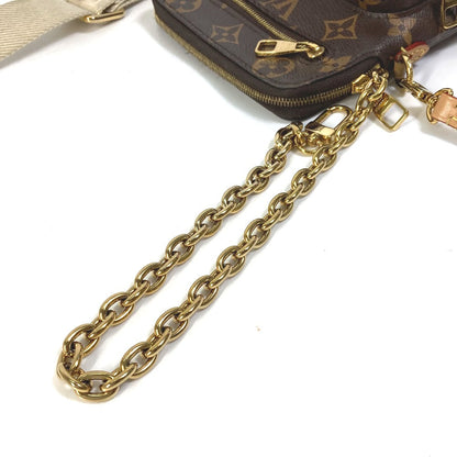 LOUIS VUITTON Shoulder Bag M80746 Monogram canvas Brown Monogram Utility crossbody Women Used