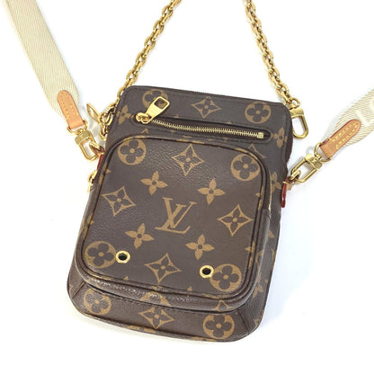 LOUIS VUITTON Shoulder Bag M80746 Monogram canvas Brown Monogram Utility crossbody Women Used