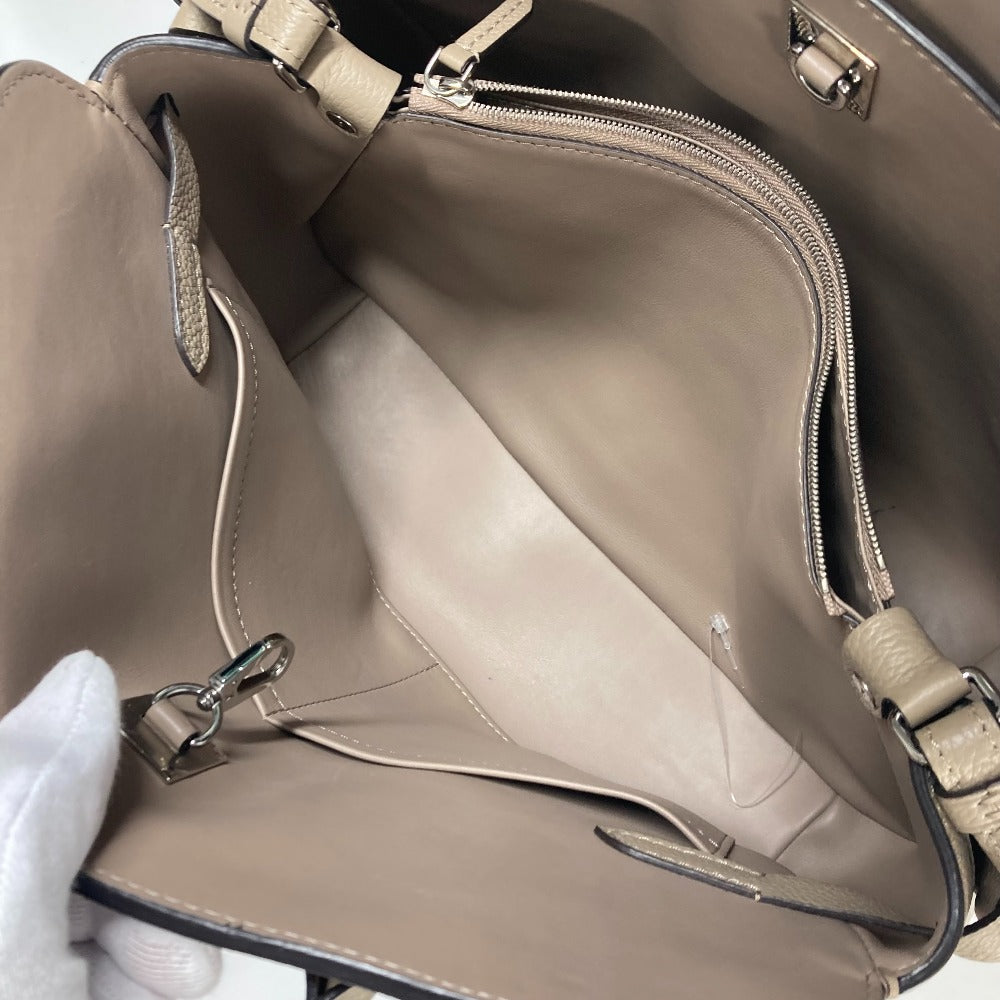 LOUIS VUITTON Tote Bag M51685 Taurillon Clemence Leather Tourterelle (Grey) 2WAY Crossbody Mira MM Women Used