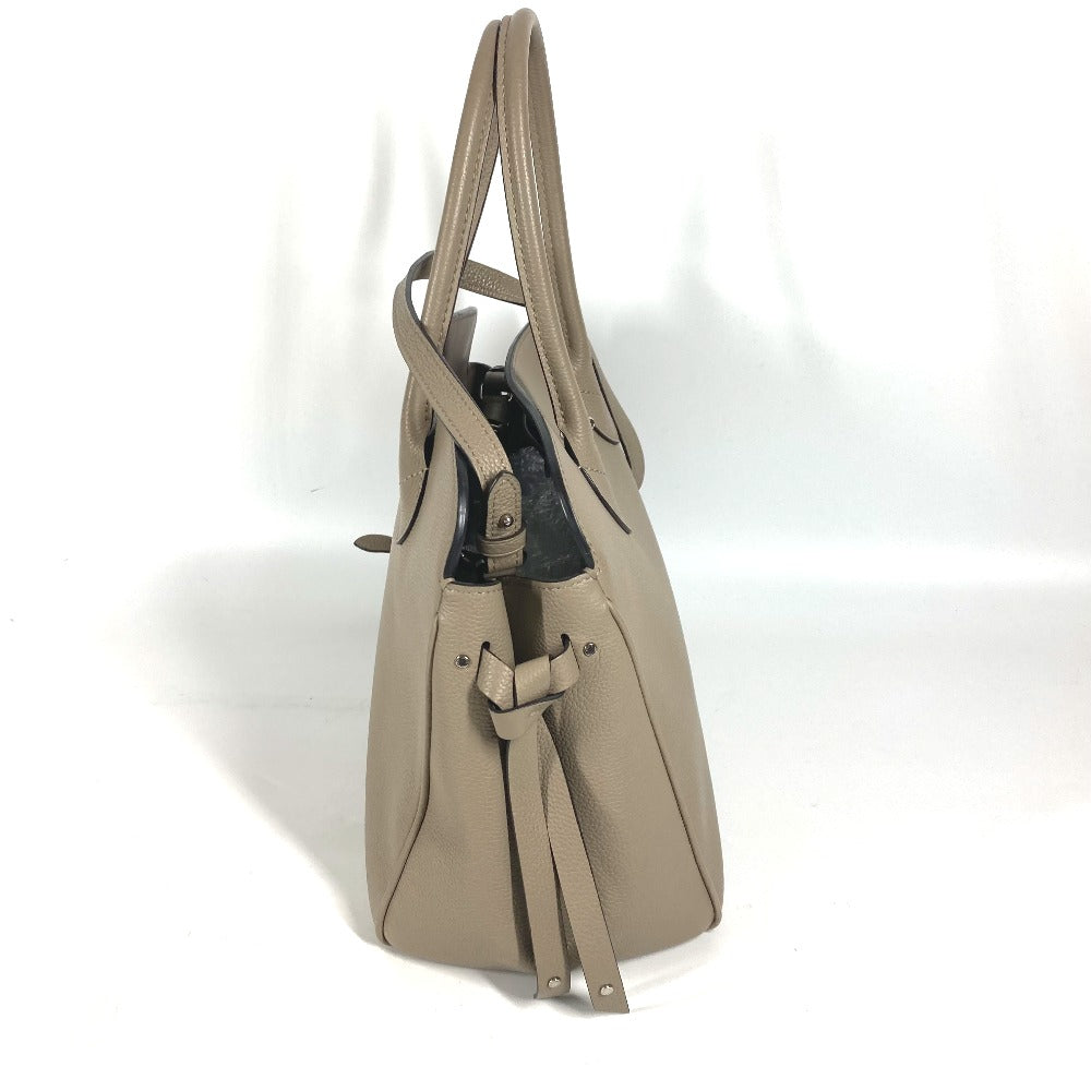 LOUIS VUITTON Tote Bag M51685 Taurillon Clemence Leather Tourterelle (Grey) 2WAY Crossbody Mira MM Women Used
