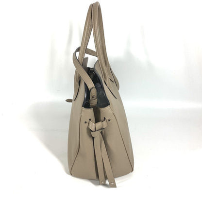 LOUIS VUITTON Tote Bag M51685 Taurillon Clemence Leather Tourterelle (Grey) 2WAY Crossbody Mira MM Women Used