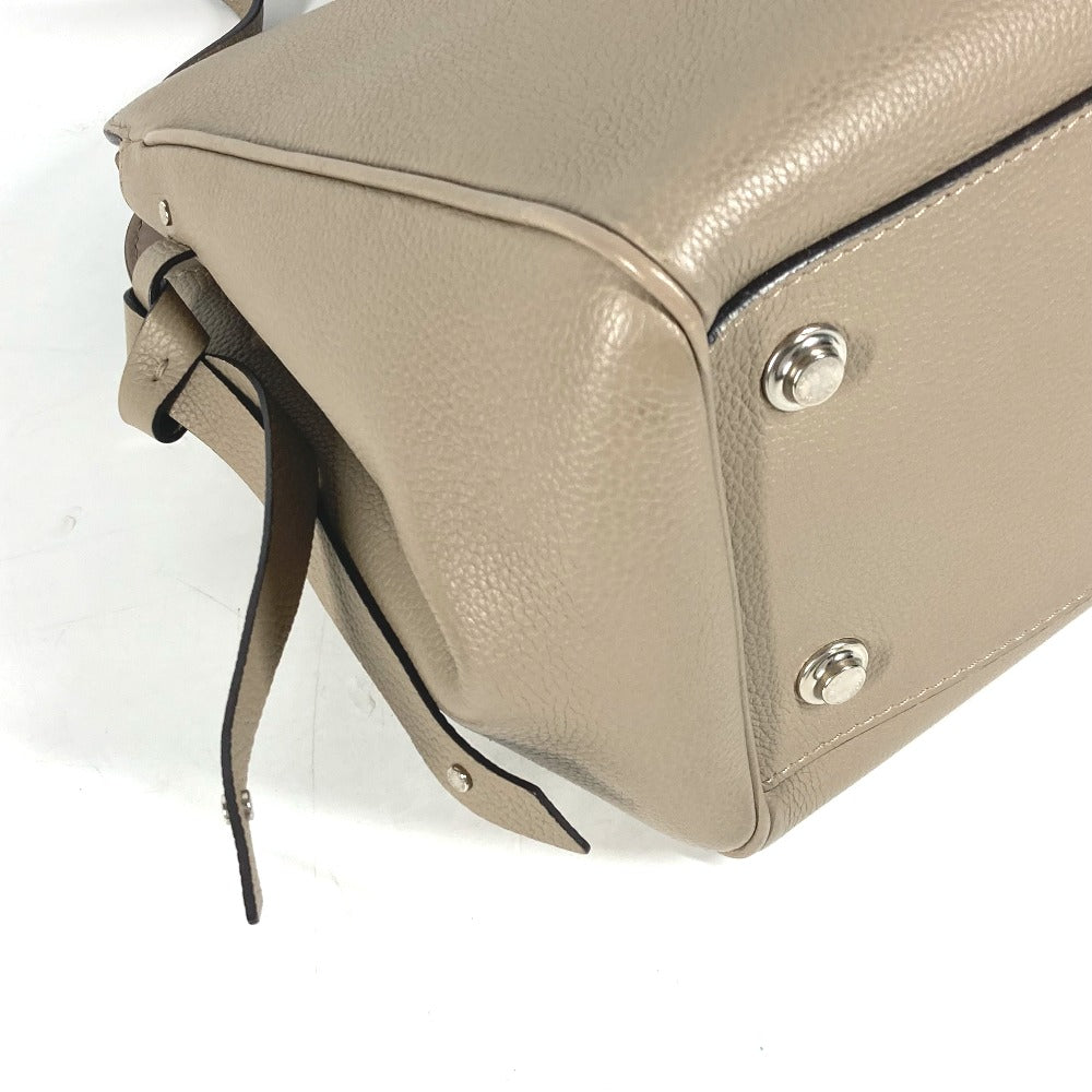 LOUIS VUITTON Tote Bag M51685 Taurillon Clemence Leather Tourterelle (Grey) 2WAY Crossbody Mira MM Women Used