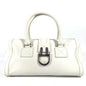Dior Handbag leather white D logo Women