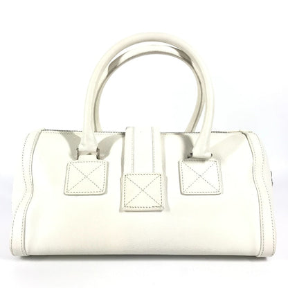 Dior Handbag leather white D logo Women