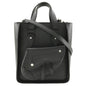 Christian Dior Handbag Calfskin black 2WAYShoulder Bag Saddle Mini Tote Women