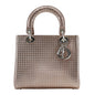 Christian Dior Handbag M0550PSKC leather Pink gold Canage medium Lady Dior Women
