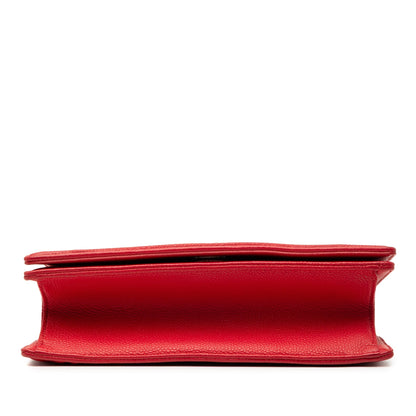 Dior Diorama Calfskin Red Crossbody Calfskin