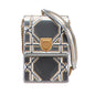 Silver Dior Metallic Studded Calfskin Vertical Diorama Crossbody Bag