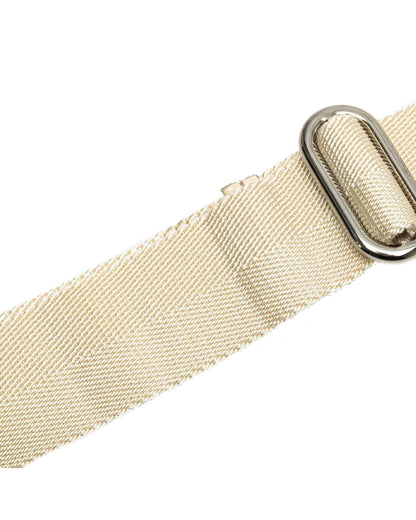 GG Canvas Crossbody Bag with Perforated Leather Trim and Adjustable Strap