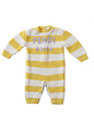 New Fendi Yellow & White Stripe Onesie