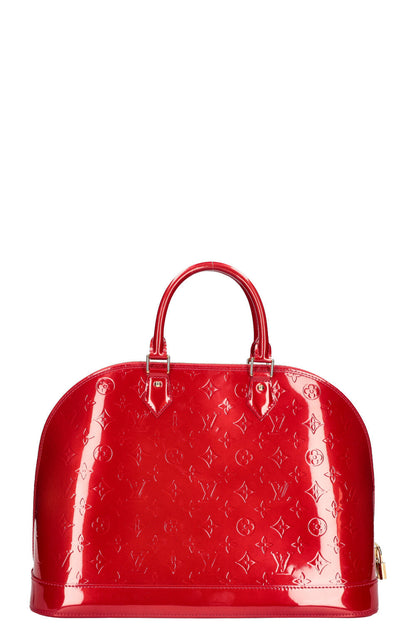 Louis Vuitton Alma GM Vernis Rouge