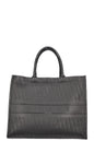 Dior Book Tote Leather Black Tote Bag Leather