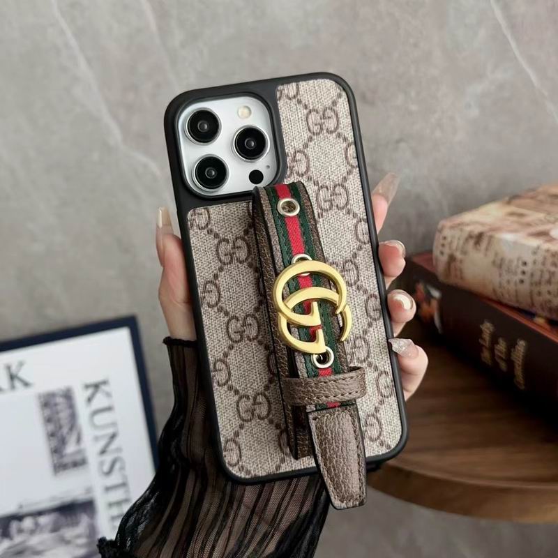 LV Case iPhone Pro Max Plus 16 / 15 / 14 / 13 / 12 Hand Strap