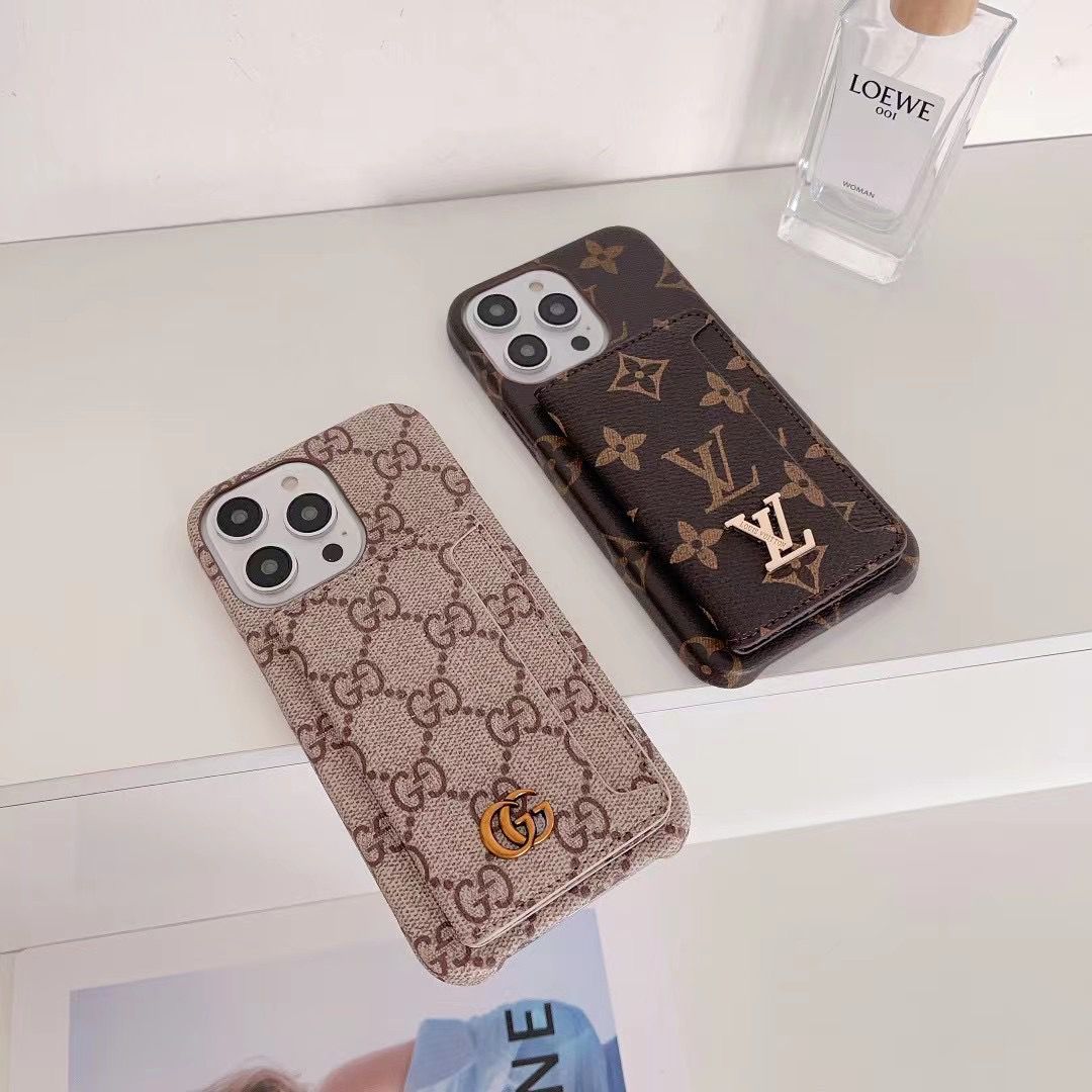 Folding Card Designer Phone Case iPhone 1216 Pro Max Plus