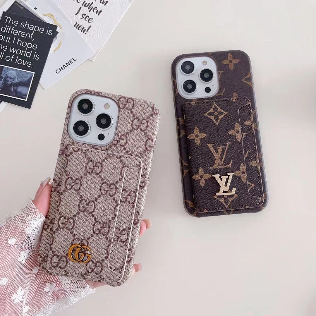 Folding Card Designer Phone Case iPhone 1216 Pro Max Plus