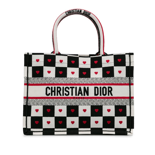Dior Book Tote Canvas White Tote Bag