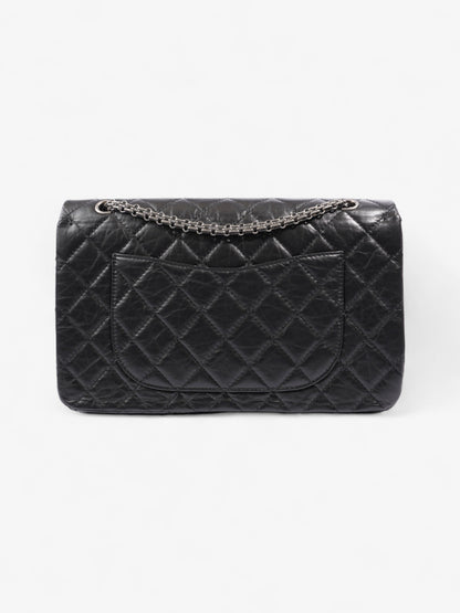 Chanel 2 55 Reissue Black Aged Calfskin Leather Maxi