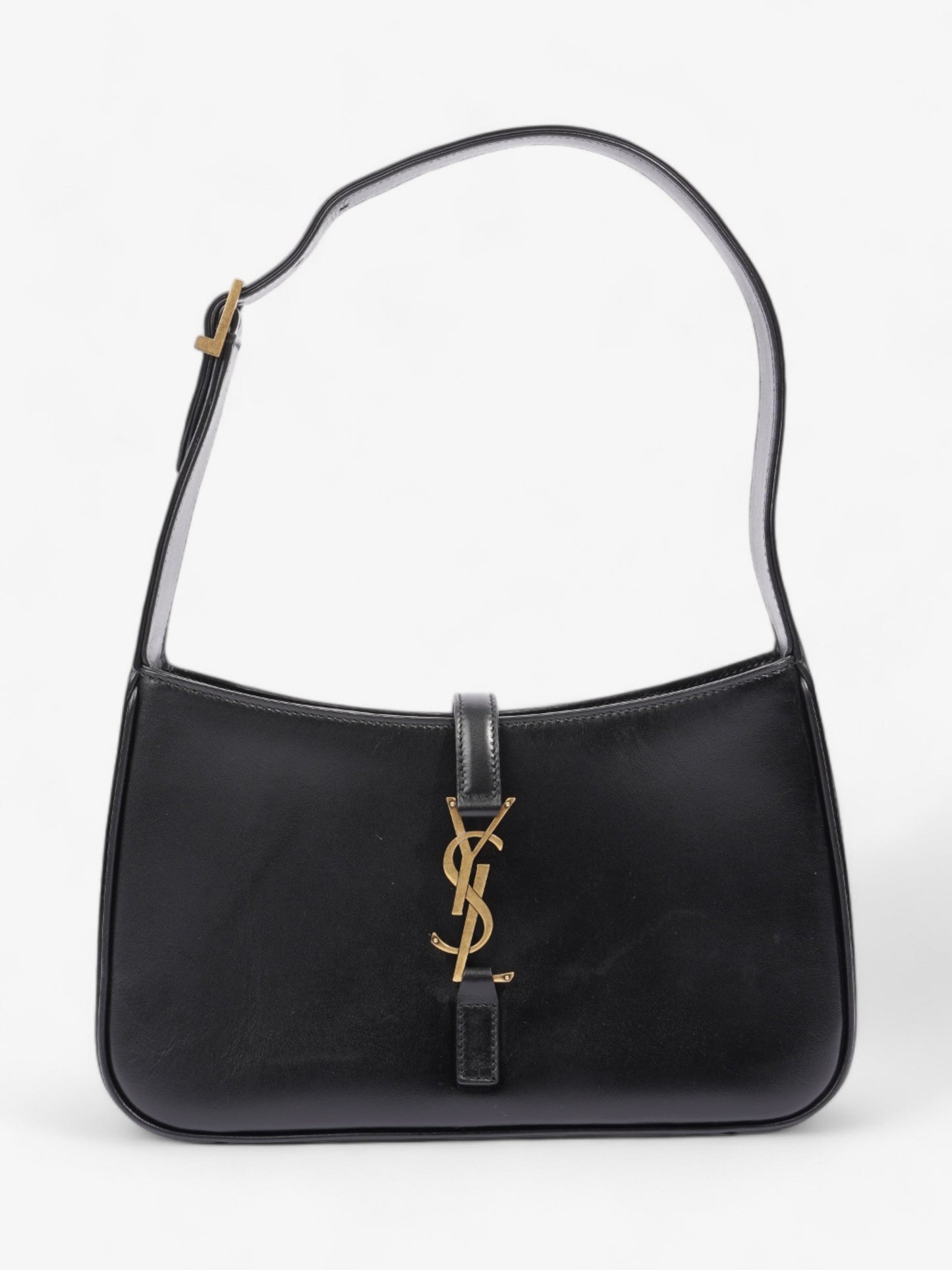 Saint Laurent Le 5 A 7 Hobo Black Leather