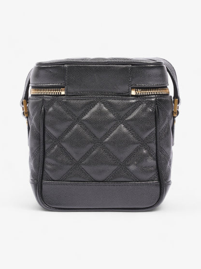 Saint Laurent 80'S Vanity Black Grained Leather