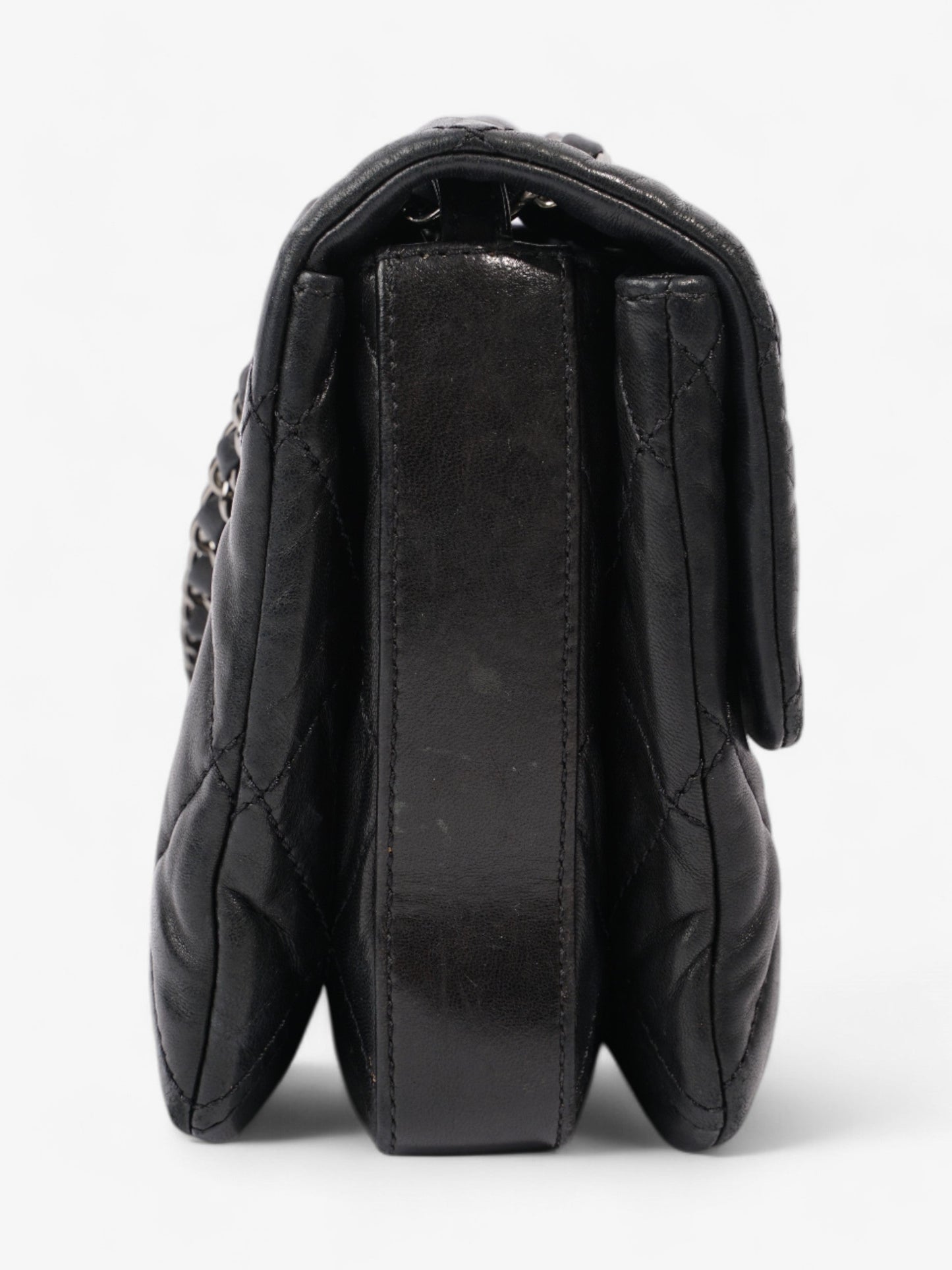 Chanel Lambskin Black Shoulder Bag Style 19