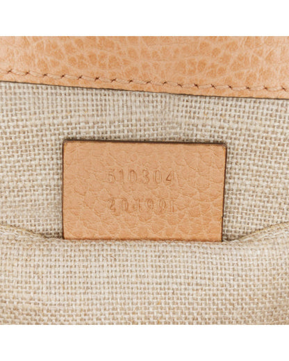 Small Calfskin Interlocking G Crossbody Bag with Chain Strap