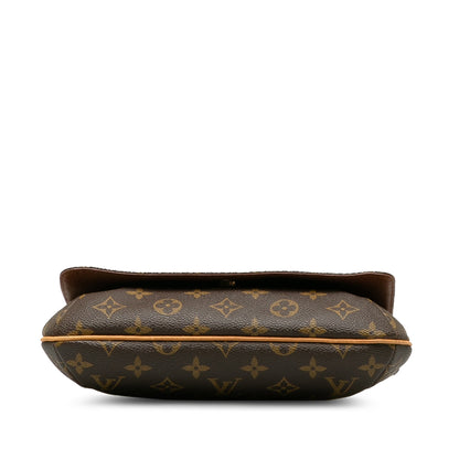 Brown Louis Vuitton Monogram Musette Tango Short Strap Shoulder Bag