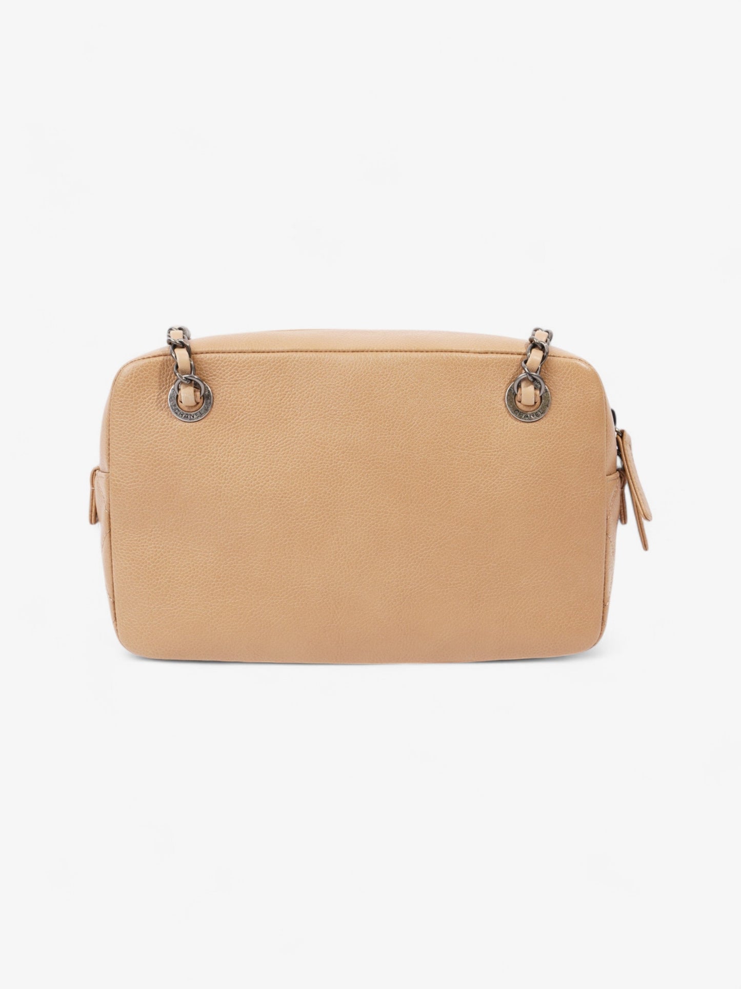 Chanel Coco Break Camera Bag Beige Caviar Leather
