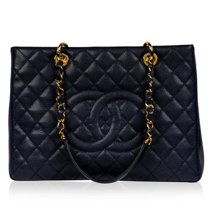 Chanel Timeless Caviar Gold Tote Bag Style 3