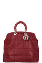 Christian Dior Granville Bag Cannage Red Leather
