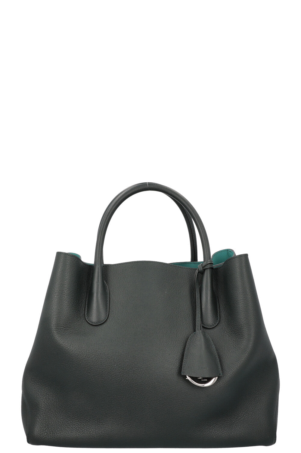 Christian Dior Open Bar Bag Leather Green