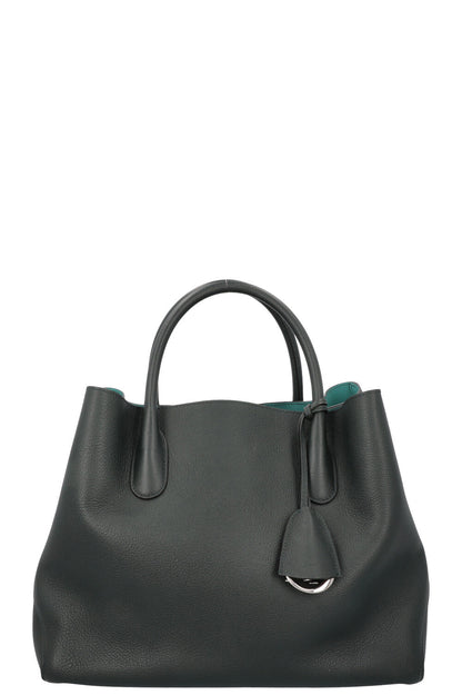 Christian Dior Open Bar Bag Leather Green